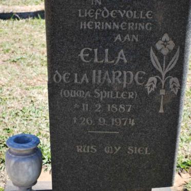 HARPE Ella, de la nee SPILLER 1887-1974