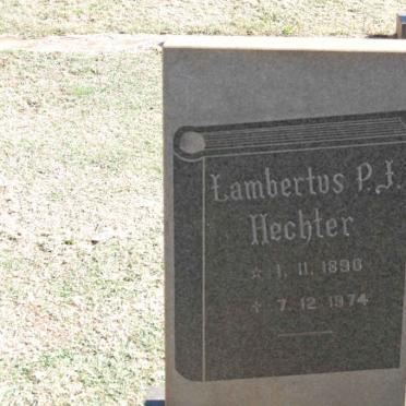 HECHTER Lambertus P.J. 1890-1974