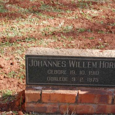 HORN Johannes Willem 1910-1975
