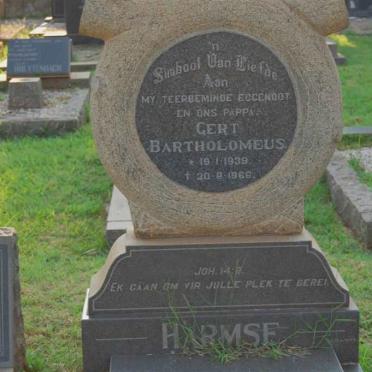HARMSE Gert Bartholomeus 1939-1966