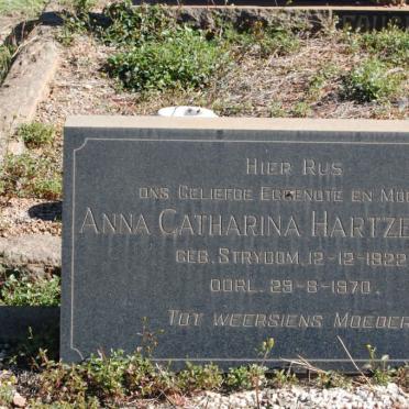 HARTZENBERG Willem Hendrik 1920-1973 &amp; Anna Catharina STRYDOM 1922-1970 