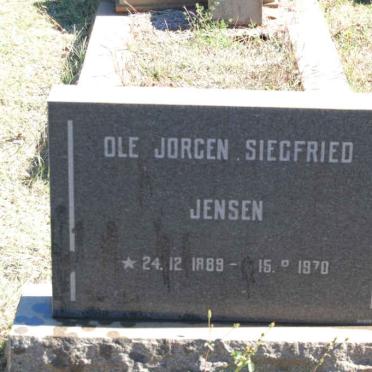 JENSEN Ole Jorgen Siegfried 1889-1970