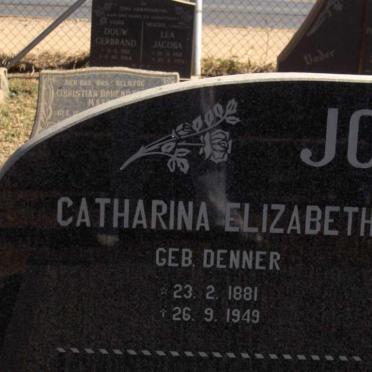 JOUBERT Catharina Elizabeth nee DENNER 1881-1949