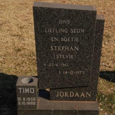 JORDAAN Stephan 1961-1975 :: JORDAAN Timo 1956-1998