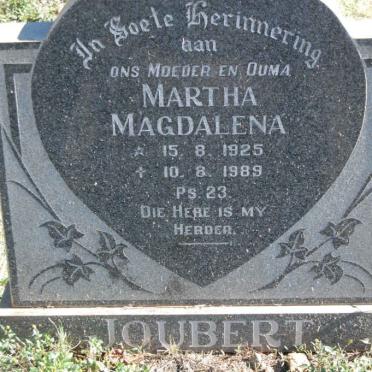 JOUBERT Martha Magdalena 1925-1989
