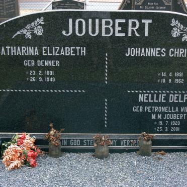 JOUBERT Johannes Christoffel 1891-1962 &amp; Catharina Elizabeth DENNER 1881-1949 ::