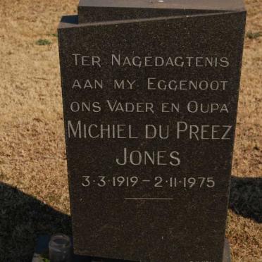 JONES Michiel Du Preez 1919-1975