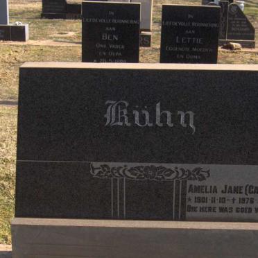KüHN Amelia Jane nee CAHILL 1901-1976