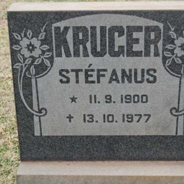 KRUGER Stefanus 1900-1977