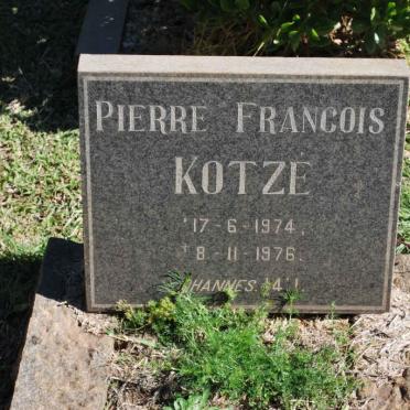 KOTZÉ Pierre Francois 1974-1976