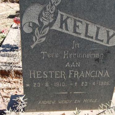 KELLY Hester Francina 1910-1965