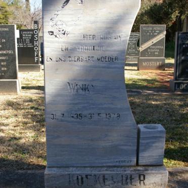 KOEKEMOER Winky 1935-1978