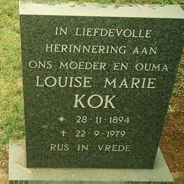 KOK Louise Marie 1894-1979