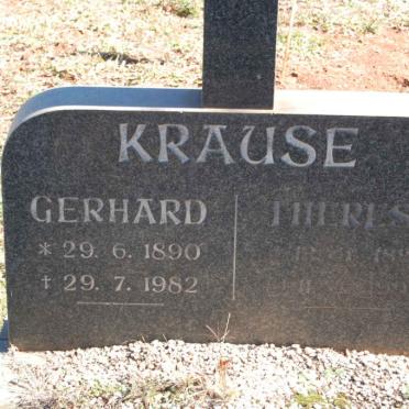 KRAUSE Gerhard 1890-1982 &amp; Therese 1895-1991