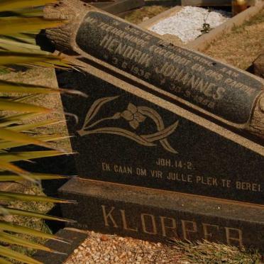 KLOPPER Hendrik Johannes 1936-1966