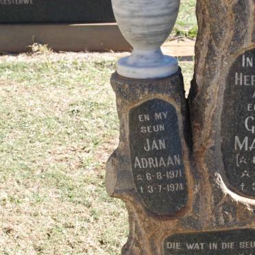 KLERK Gafina Marthina, de nee GREYLING 1949-1974 :: DE KLERK Jan Adriaan 1971-1974 