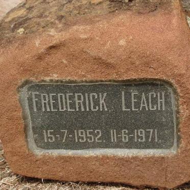 LEACH Frederick 1952-1971