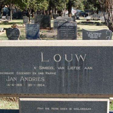 LOUW Jan Andries 1919-1964