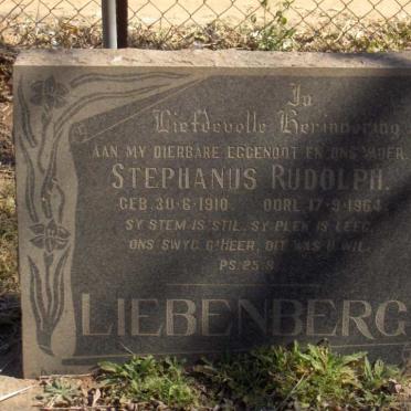 LIEBENBERG Stephanus Rudolph 1910-1964