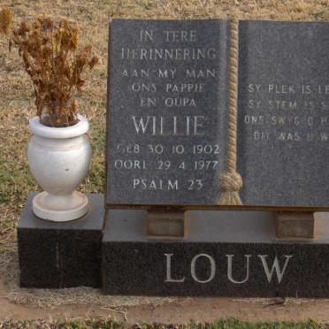 LOUW Willie 1902-1977