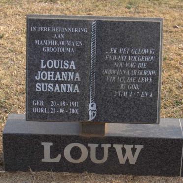 LOUW Louisa Johanna Susanna 1911-2001
