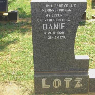 LOTZ Danie 1920-1979