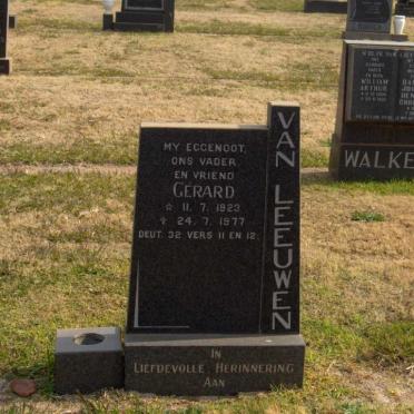 LEEUWEN Gerard, van 1923-1977