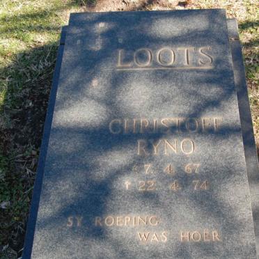 LOOTS Christoff Ryno 1967-1974