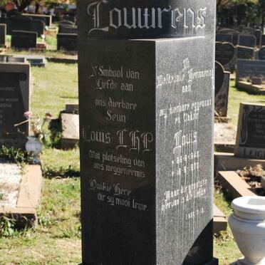 LOUWRENS Louis L.H.P. 1945-1970