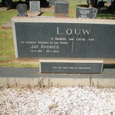 LOUW Jan Andries 1919-1964
