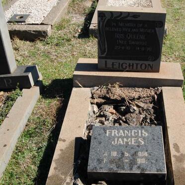 LEIGHTON Francis James 1914-1987 &amp; Iris Queenie SWARTS 1910-1970