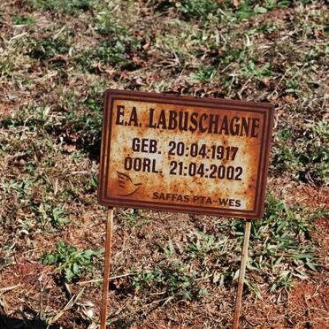 LABUSCHAGNE E.A. 1917-2002