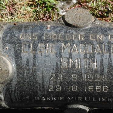 MERWE Elsie Magdalena, v.d. nee SMITH 1925-1986