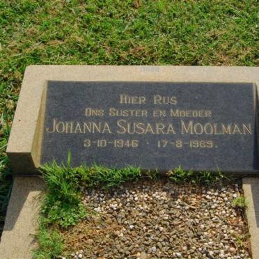 MOOLMAN Johanna Susara 1946-1969