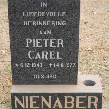 NIENABER Pieter Carel 1943-1977 :: NIENABER Theunis Gerhardus 1952-1991