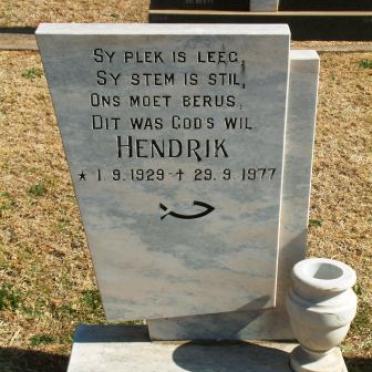 OLIVIER Hendrik 1929-1977