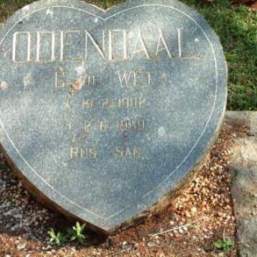 ODENDAAL C. de Wet 1902-?19??