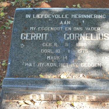 OLIVIER Gerrit Cornelius 1888-1975