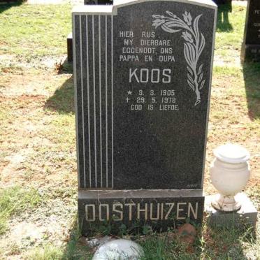 OOSTHUIZEN Koos 1905-1978