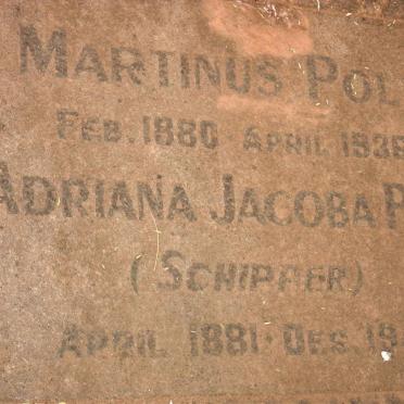 POLS Martinus 1880-1936 &amp; Adriana Jacoba SCHIPPER 1881-1945