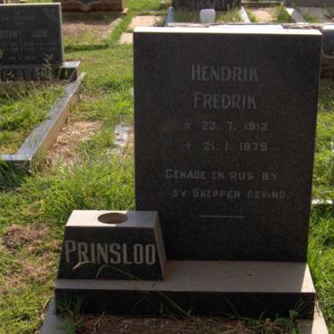 PRINSLOO Hendrik Fredrik 1912-1979