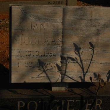POTGIETER Jan Nicolaas 1932-1978