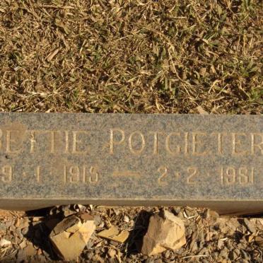 POTGIETER Bettie 1915-1981