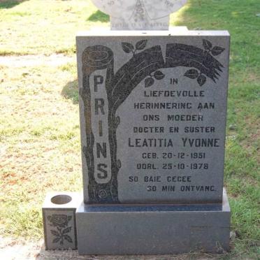 PRINS Leatitia Yvonne 1951-1978