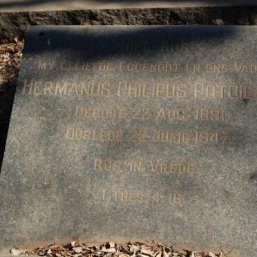 POTGIETER Hermanus Philipus 1891-1947