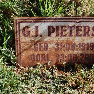 PIETERSE G.J. 1919-2001