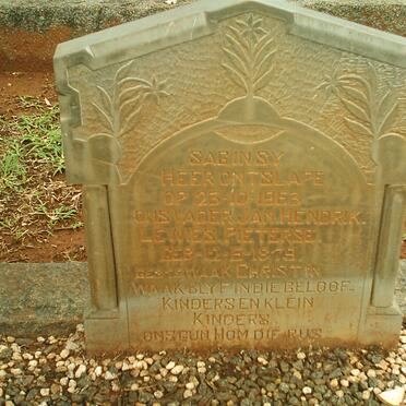 PIETERSE Jan Hendrik Lewies 1879-1963