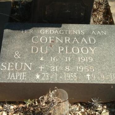PLOOY Coenraad, du 1919-1955 :: DU PLOOY Japie 1955-1998
