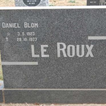 ROUX Daniel Blom, le 1923-1977