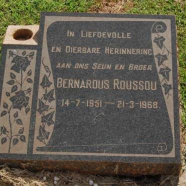 ROUSSOU Bernardus 1951-1968